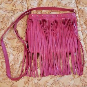 Juicy Couture "Heritage” Fringe Cross Body Bag